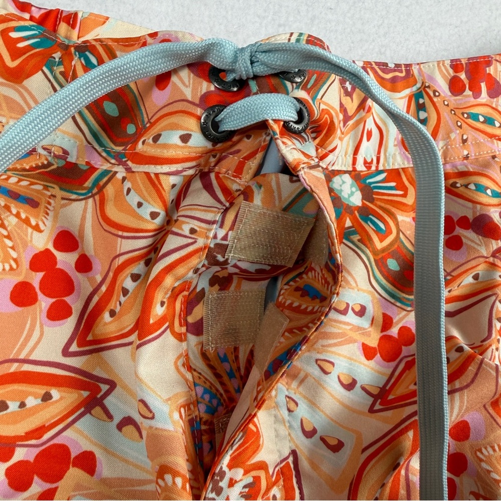 RipSkirt Women's Above Knee Length Floral Skirt Orange Large - Picture 5 of 7